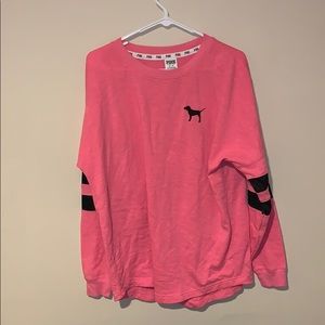 PINK Victoria’s Secret Sweater w/ palm trees